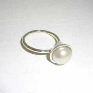 Sterling Silver Fresh Water Pearl Ring