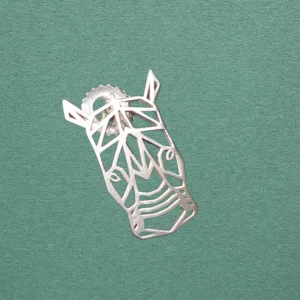 Geometric Rhino Stud Earrings