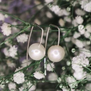 Hanging Pearl Earrings
