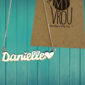 Sterling Silver Personalised Name Necklace 4