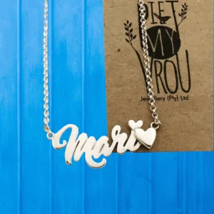 Sterling Silver Personalised Name Necklace 2