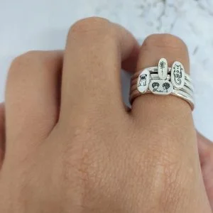 Sterling Silver 'Build Your Story' Rings